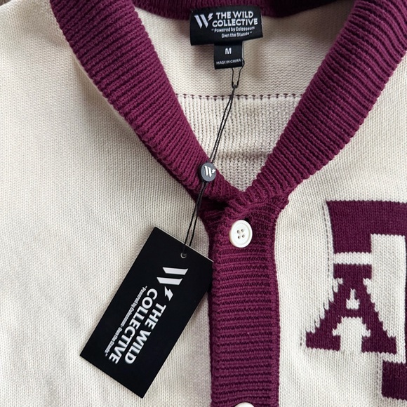 Colosseum Women's Cream Texas Aggies Wild Collective Sweater NWT Size M - Picture 3 of 5